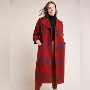 Anthropologie Plaid Jasper Coat 1X